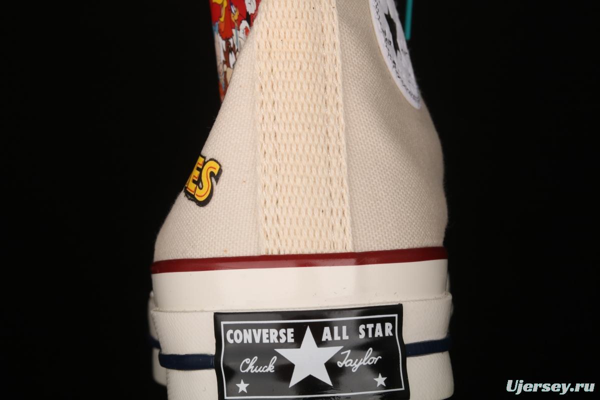 Converse Chuck 1970 s Leyitong latest joint classic graffiti limited edition Samsung canvas shoes 162053C