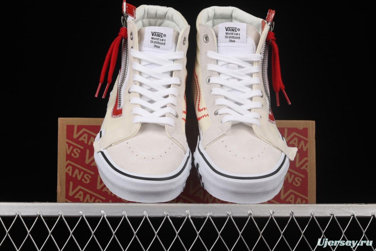 Vans Vault Sk8-Hi Reissue Ca deconstructionism high-top canvas vulcanized shoes VN0A3WM130L