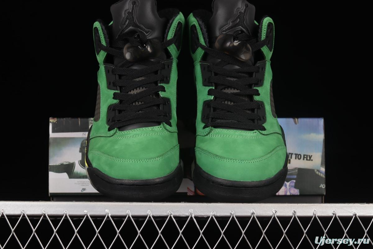 Air Jordan 5 SE Oregon Ducks Oregon Apple Green CK6631-307