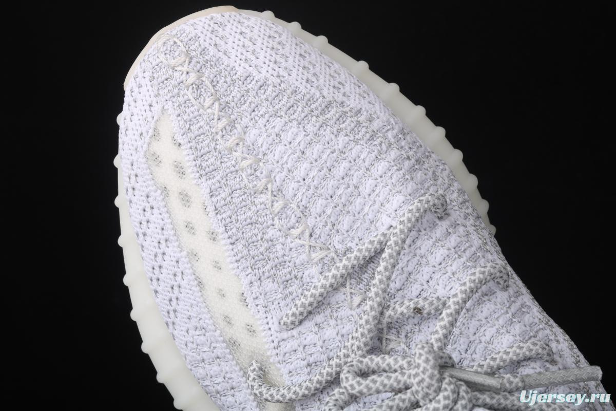 Adidas Yeezy Boost 350 V2 Static EF2367 Darth Coconut 350 second generation hollowed-out silk star BASF popcorn