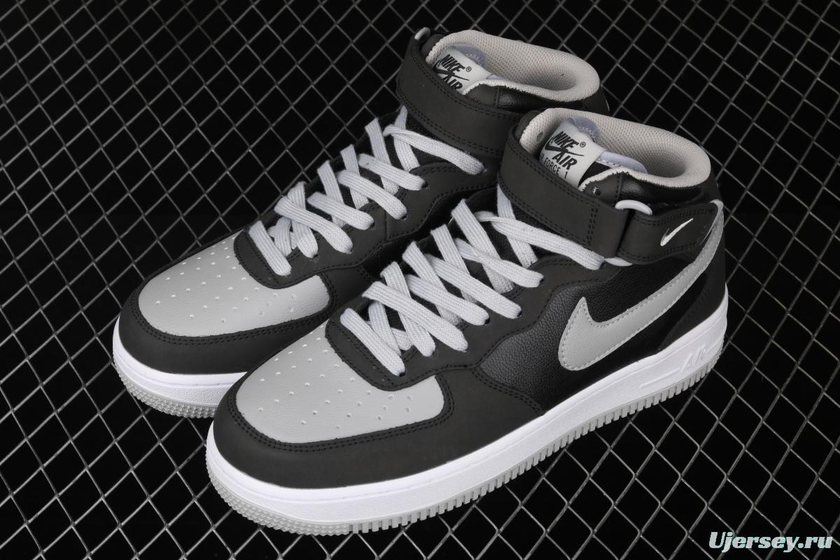 NIKE Air Force 1x 07 Mid shadow gray top casual board shoes 854851-067