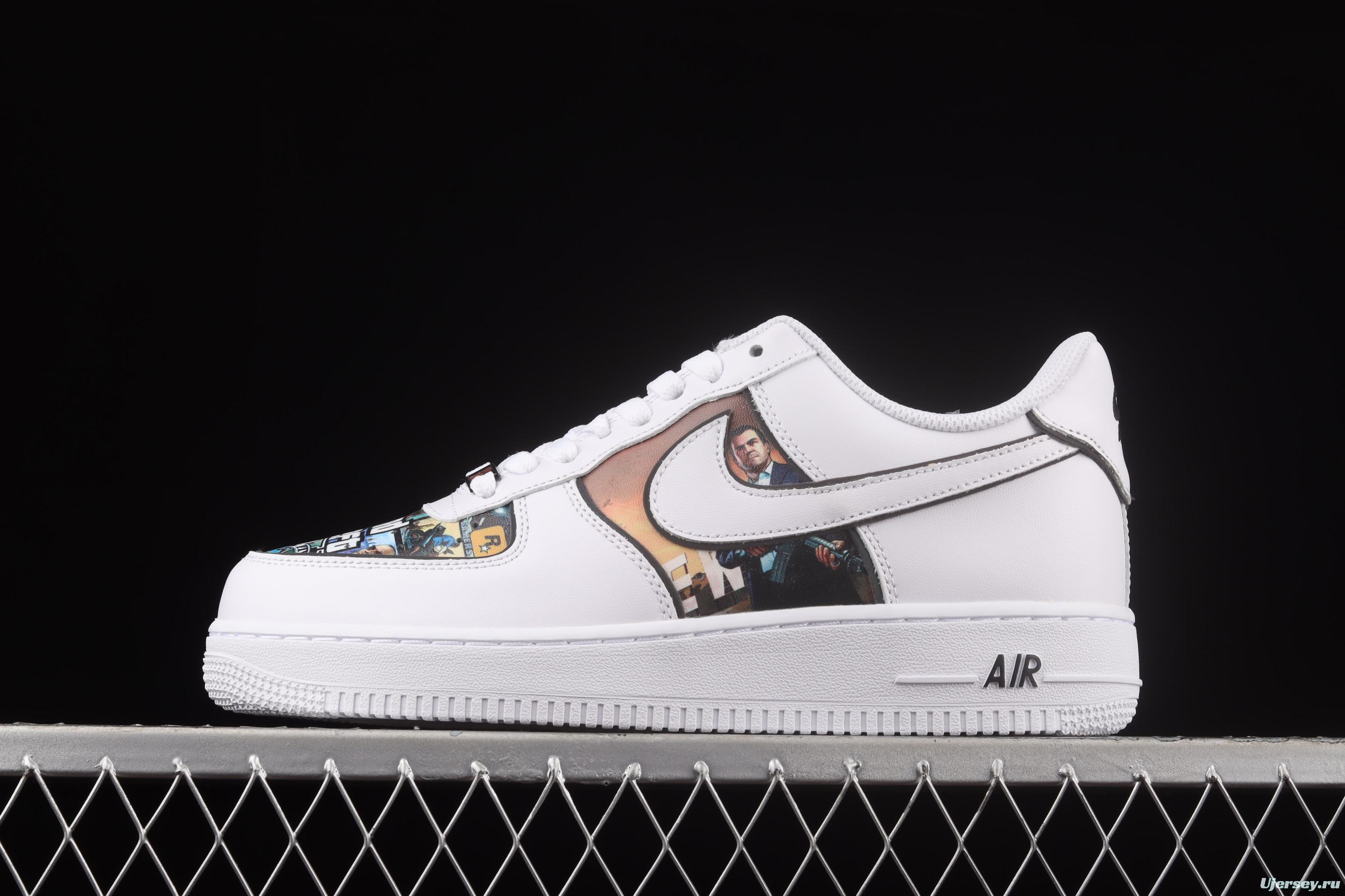 NIKE Air Force 1x07 Low chivalrous car theme low-top casual board shoes CW2288-302