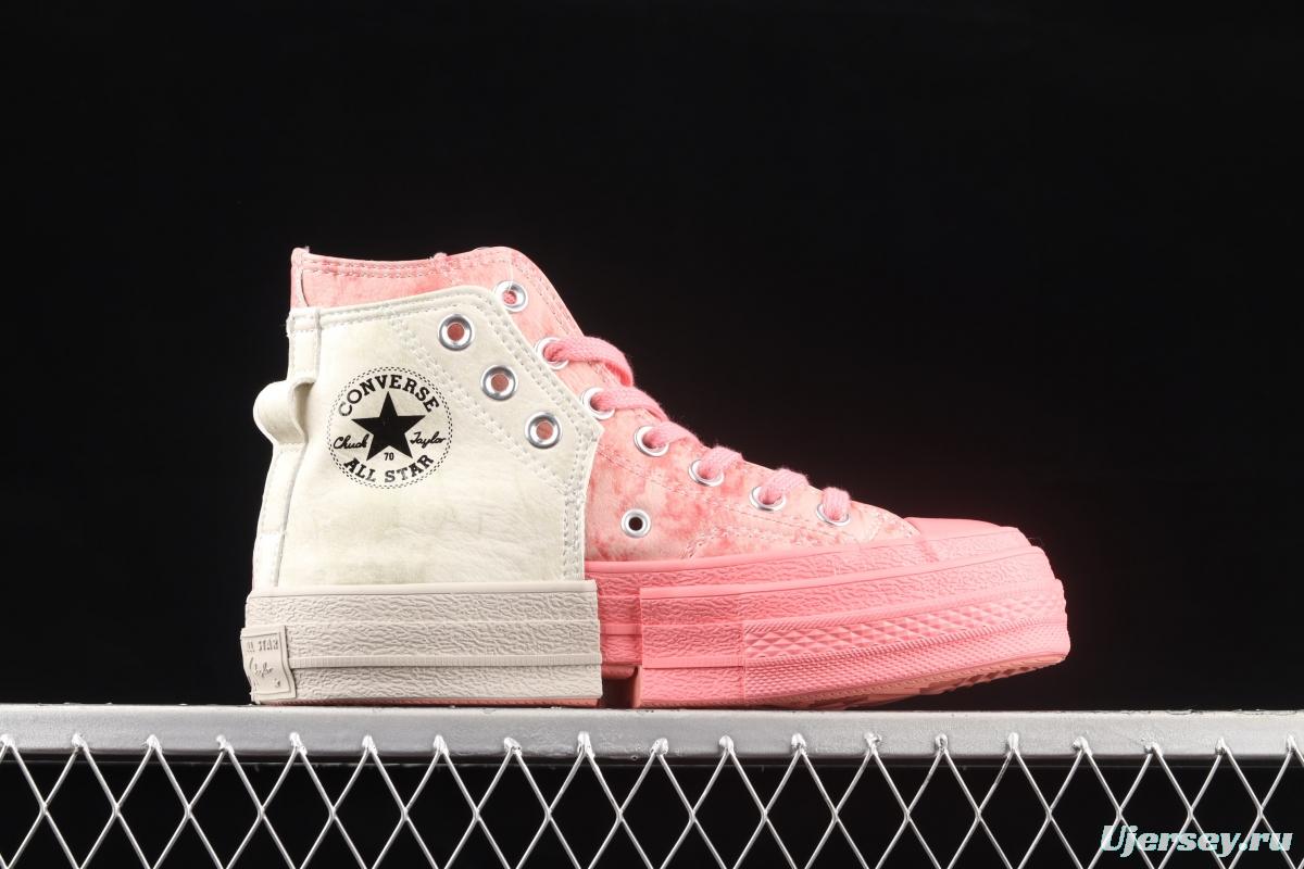 Feng Chen Wang2-IN-1 x Converse Chuck 70 joint style high-top casual board shoes 171837C