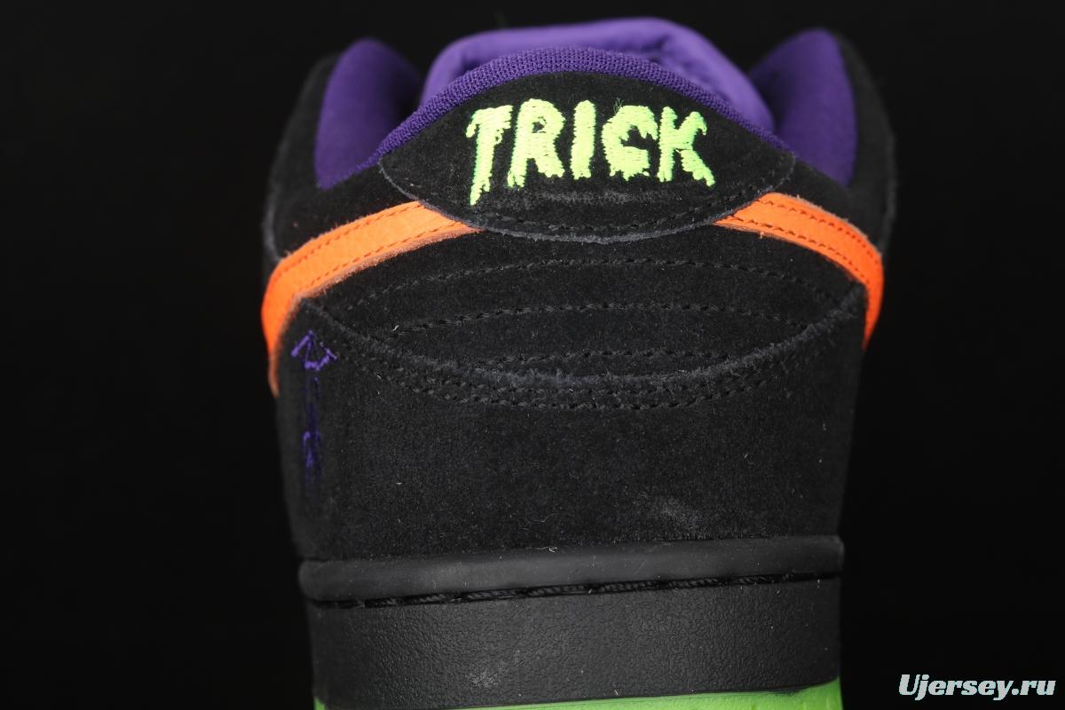 NIKE SB DUNK Low Night of Mischief Halloween themed low top skateboard shoes BQ6817-006