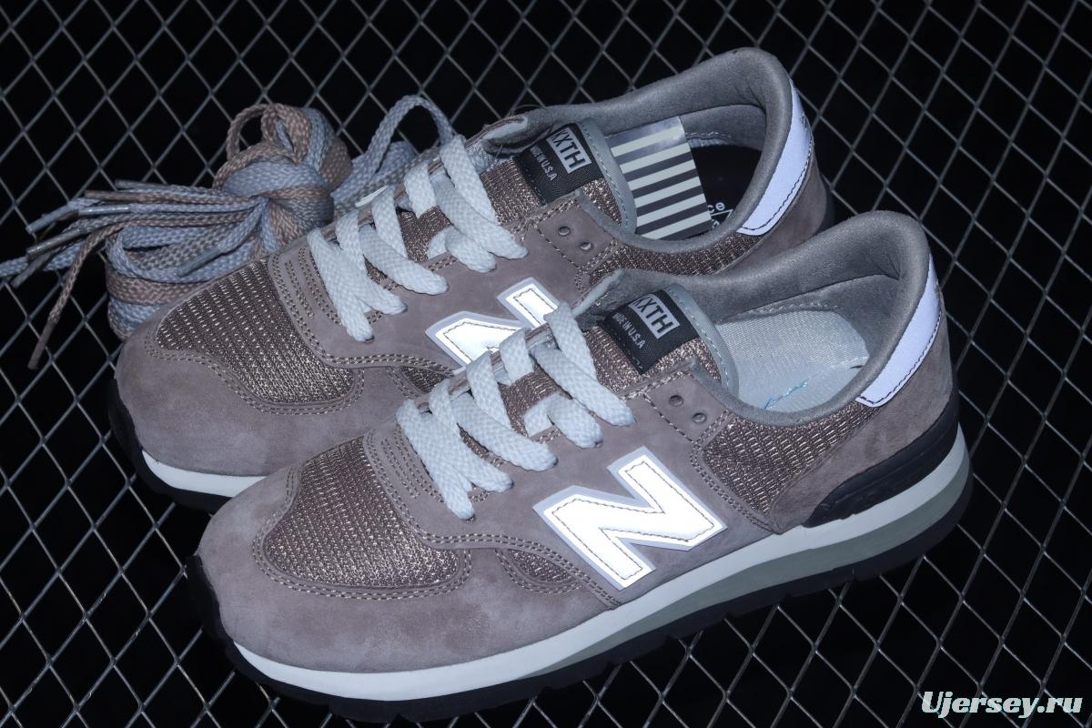 Kxth x New Balance New Bailun 990 Series Joint style retro Leisure running shoes M990KT1