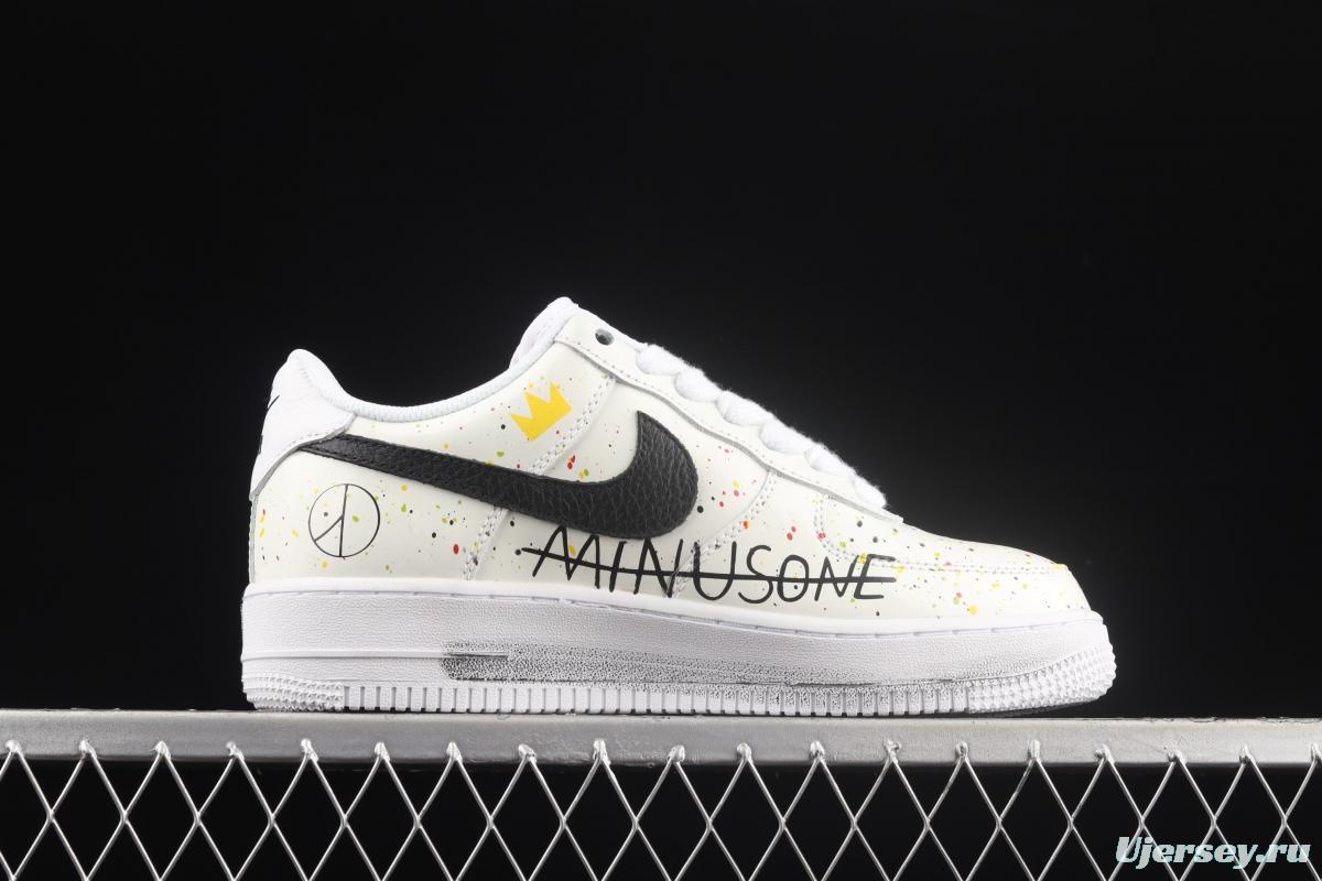 PEACEMINUSONE x Nike Air Force 1 Para-noise South Korea limits G-DragonPEACEMINUSONE low-top sports board shoes DD3223-100
