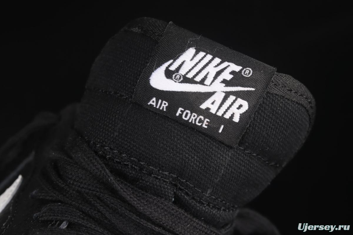 NIKE Air Force 11607 Low classic black and white low-top casual board shoes AA4083-001
