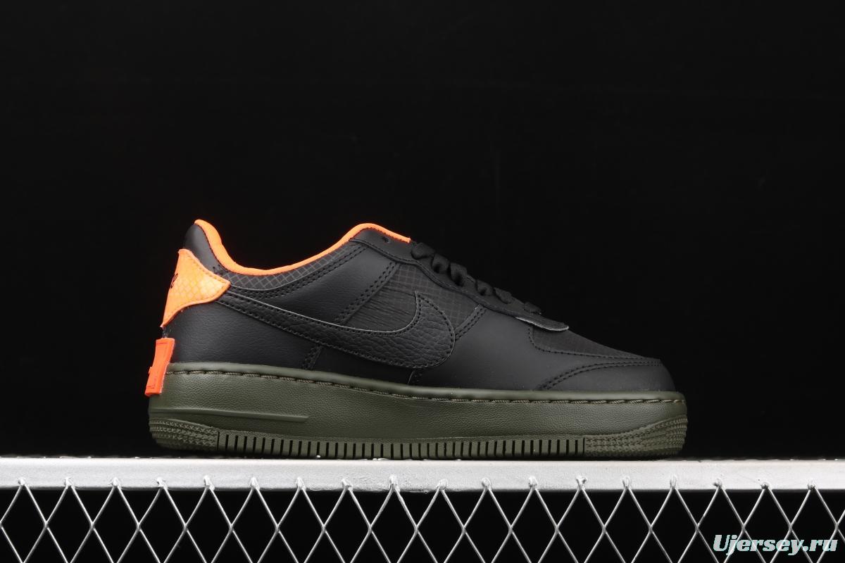 NIKE Air Force 1 ShAdidasow light weight heightened low-top 100-board shoes CQ3317-001