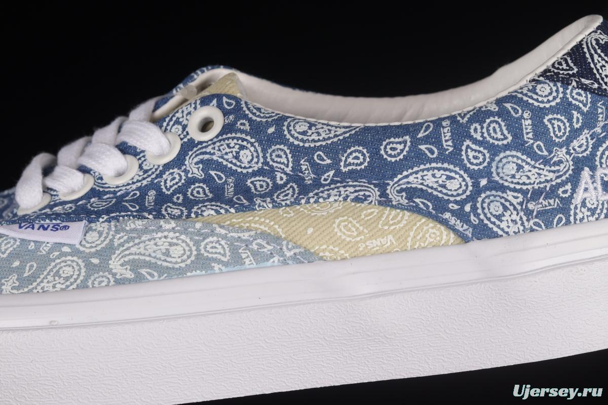 Vans Acer Ni Sp Cashew Flower Retro Denim Denim Blue Low Casual Sneakers VN0A4UWYASN