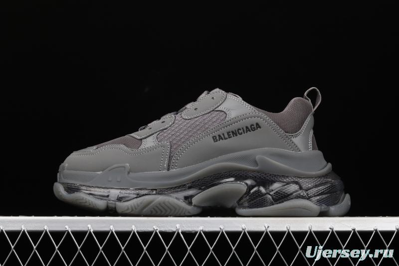 Balenciaga Triple S 3.0 three-generation retro casual running shoes full combination nitrogen crystal outsole A11801