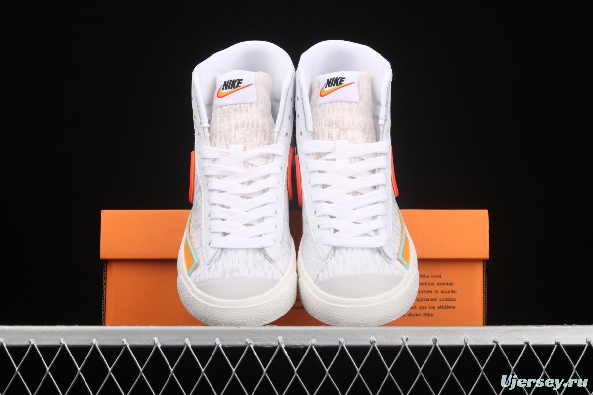 NIKE Blazer Mid'77 Vintage Have A Good Game video game pixel League of Legends Trail Blazers high-top casual board shoes DC1746-100