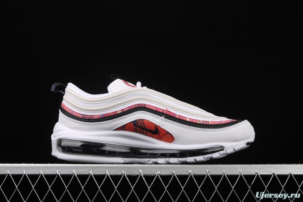 NIKE Air Max 97 colorful bullet air cushion running shoes CU4731-100