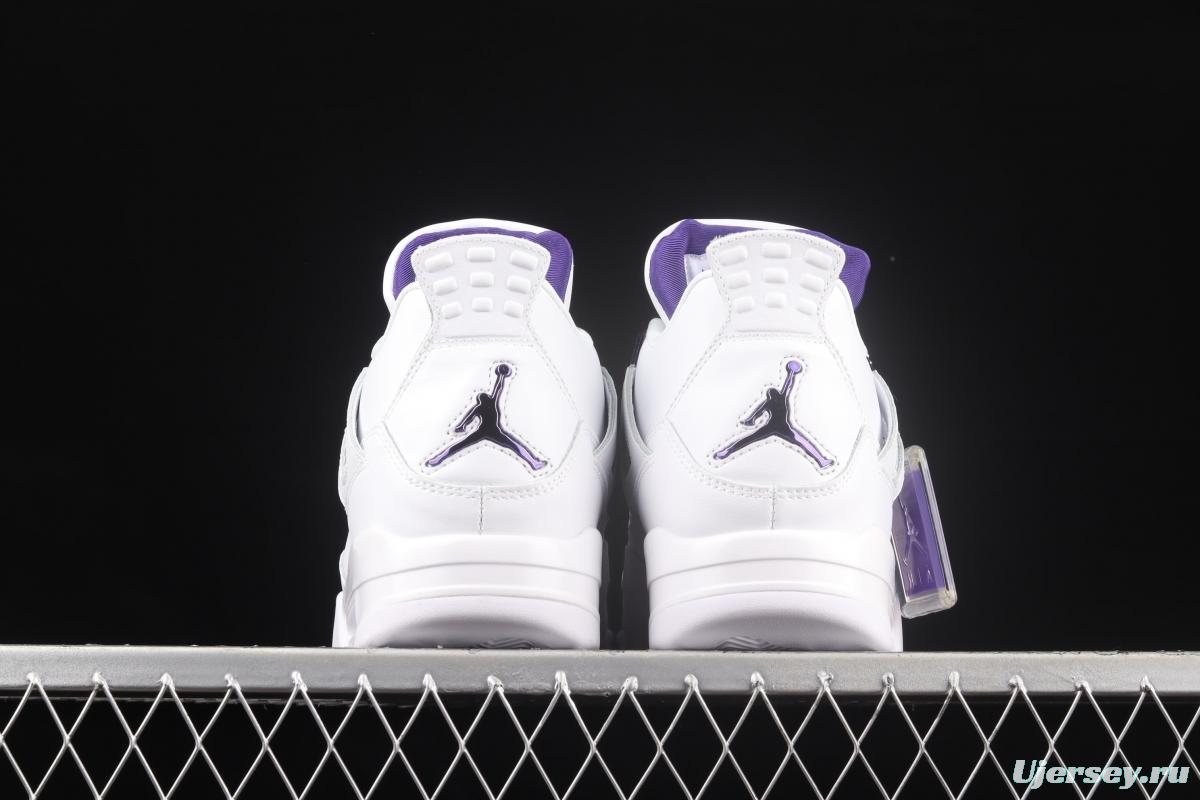 Air Jordan 4 Court Purple White and Purple head layer True Standard CT8527-115