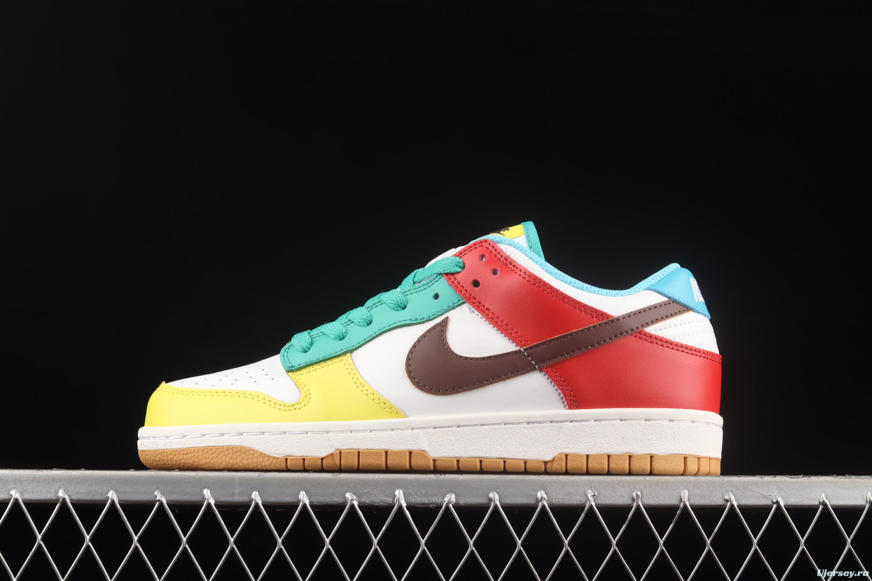 NIKE DUNK Low SE Free.99 asymmetrical mandarin duck SB buckle rebound fashion casual board shoes CZ2496-100