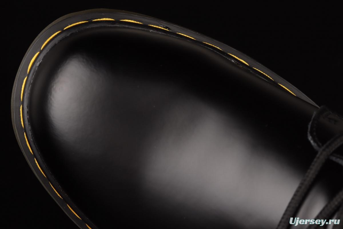 Dr.martens Martin boots 1466 series bright leather splicing six-hole Gaobang BLAKE