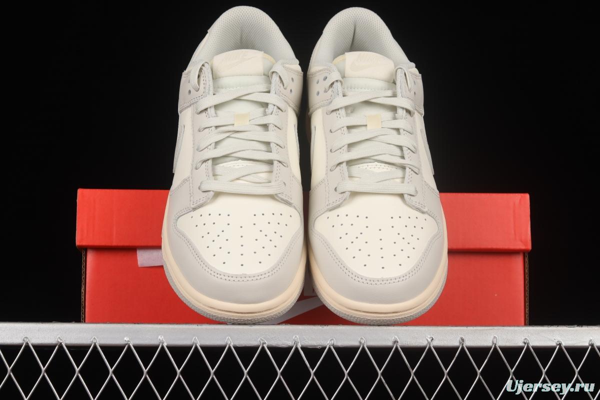 NIKE DUNK Low Bone White Color Matching SB Buckle Backboard Fashion Casual Sneakers DD1503-107