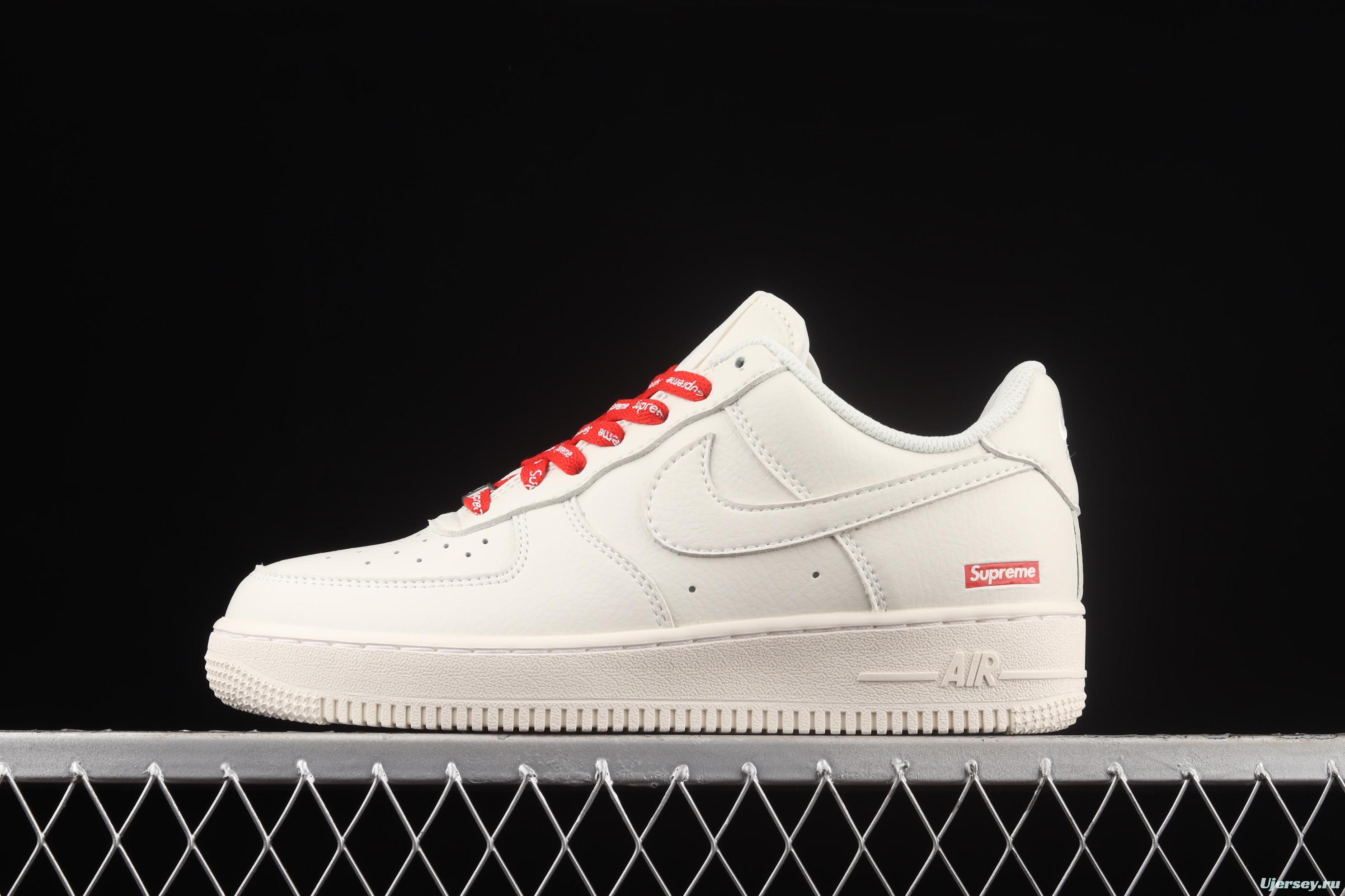 Supreme x NIKE Air Force 1y07 Air Force Joint style low-top Sports Leisure Board shoes CU9225-126