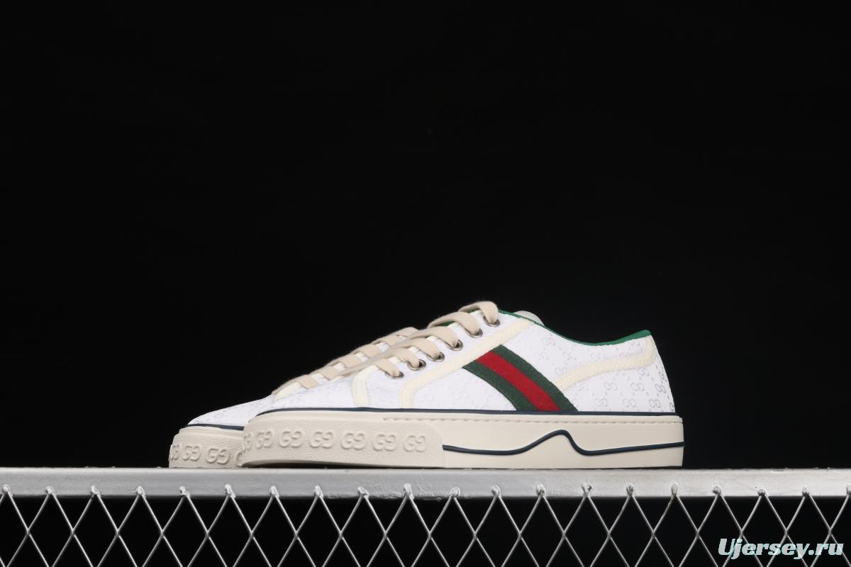 Gucci Tennis 1977 Print Sneaker canvas printed retro leisure sports board shoes