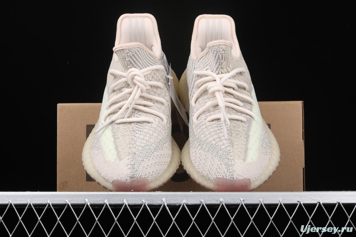 Adidas Yeezy 350 Boost V2 FW5318 Darth Coconut 350 second generation hollowed-out swan white sky star color matching