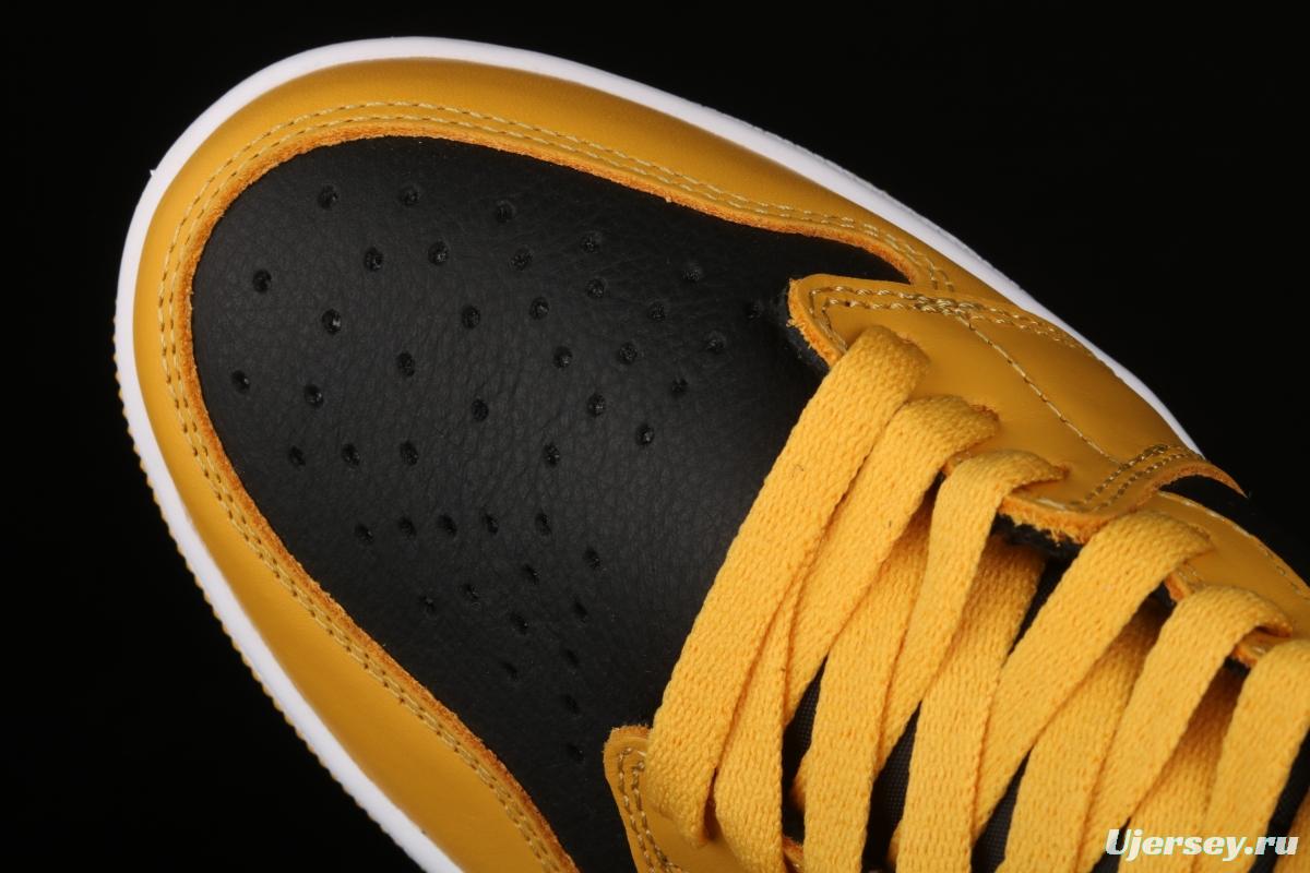 Air Jordan 1 High OG Pollen black and yellow 555088-701