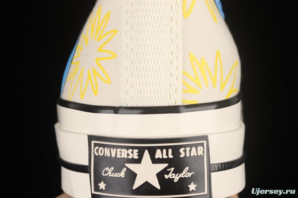 Converse ChuNIKE Taylor spring 2022 new earth graffiti hit high-top casual board shoes 172863C