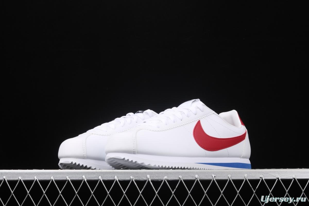 NIKE Roshe QS Agan evergreen classic white-and-red leather soft foam shoes 807471-103