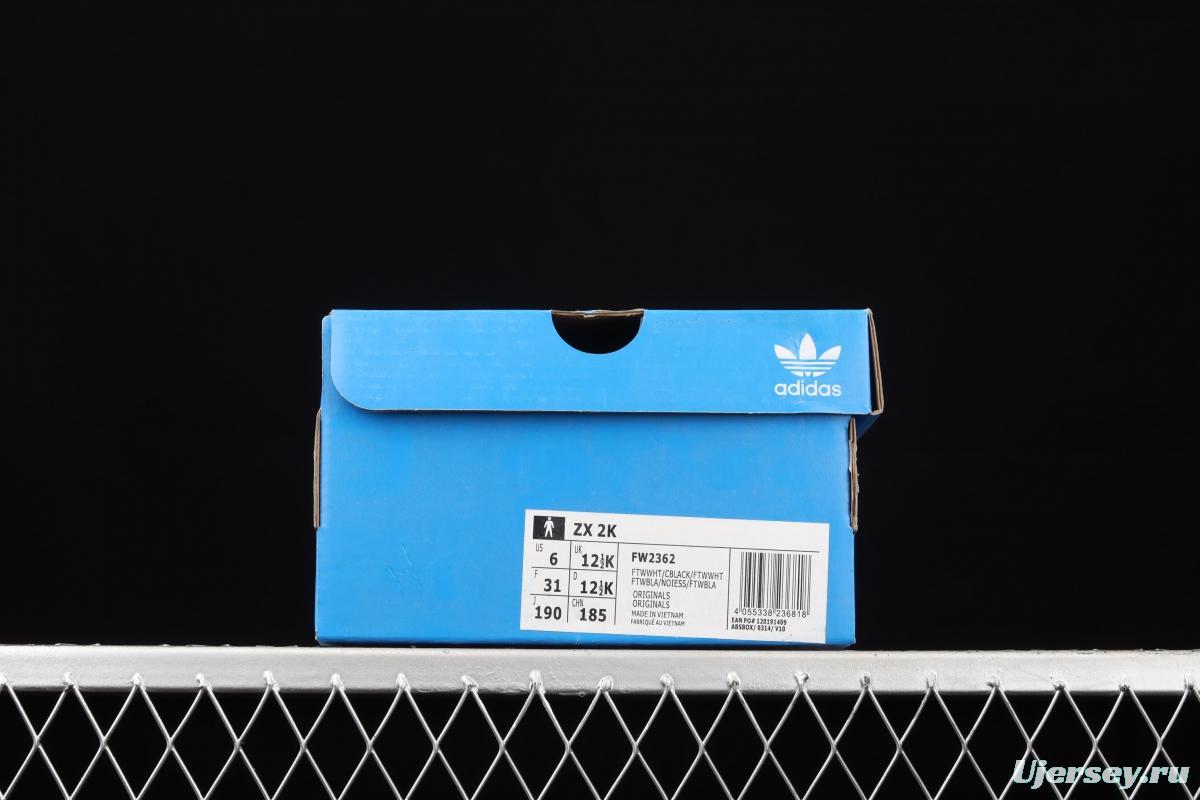 Kids Adidas ZX 2K FW2362 clover is light and breathable in summer Kids