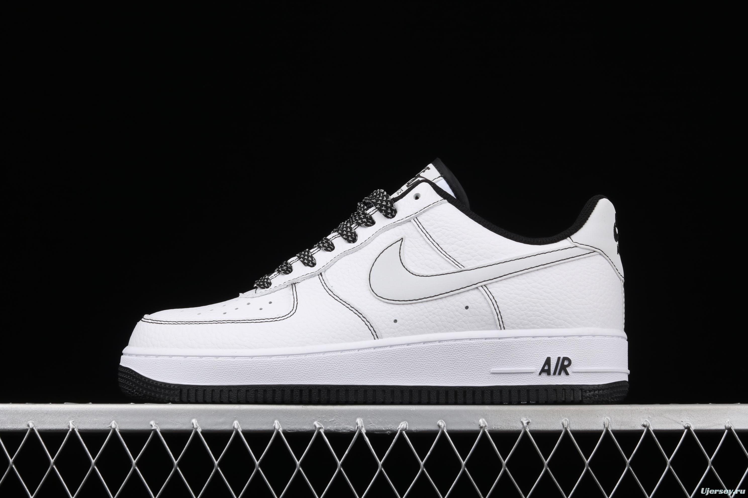 NIKE Air Force 1 Low white gray low-top casual board shoes CN2896-104