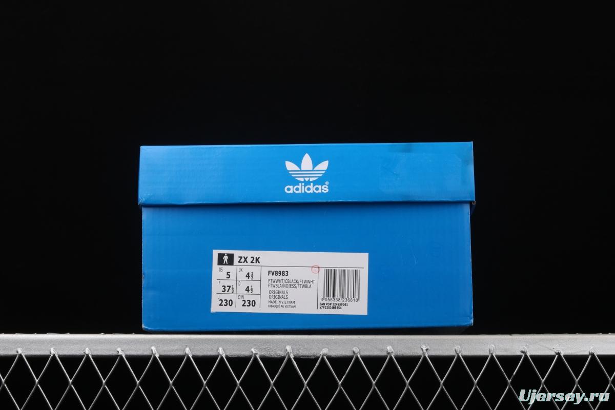Adidas ZX 2K Boost FV8983 2020 summer new clover popcorn vintage running shoes