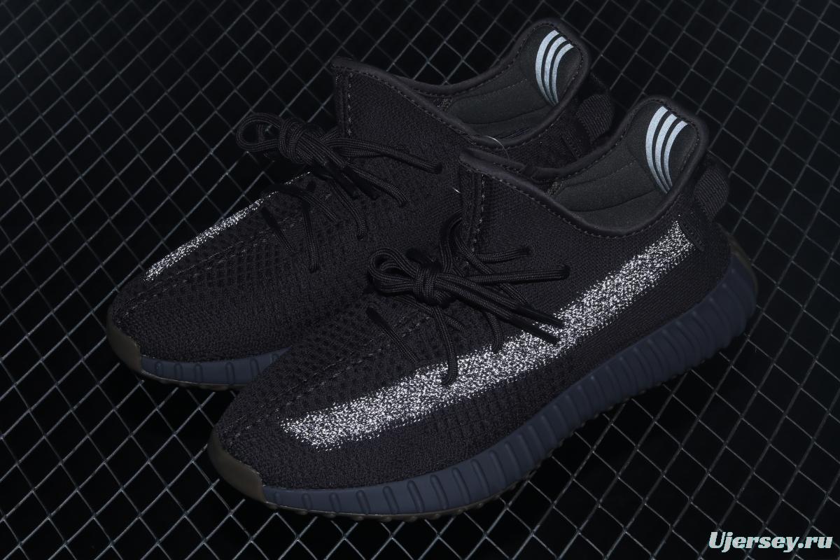Adidas Yeezy Boost 350V2 Cinder FY4176 Darth Coconut 350 second generation hollowed-out side transparent rubber full star color matching BASF Boost original bottom