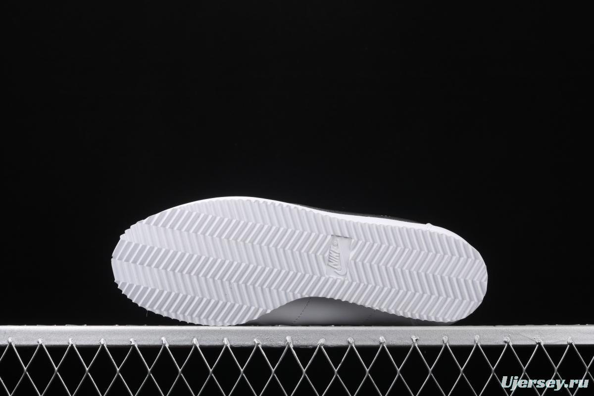 NIKE Roshe QS evergreen classic white and black leather soft foam shoes 807471-101