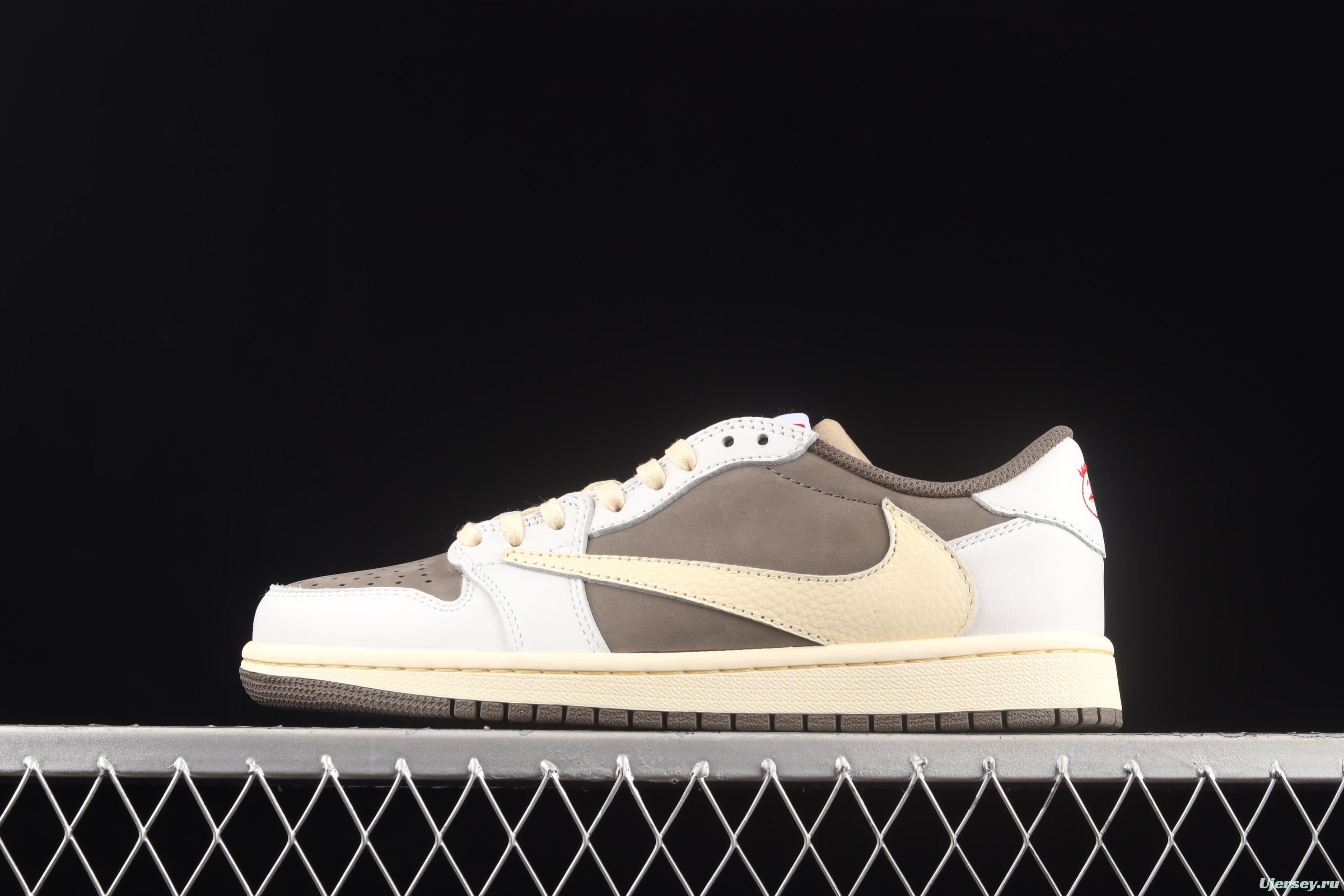 Fragment design x Travis Scott x NIKE Air Jordan 1 Low OG TS Joint Lightning Barb DM7866-162