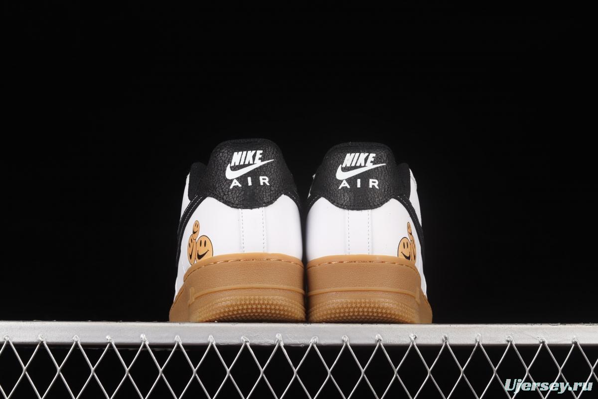 NIKE Air Force 1 Have A Nike Day smiley face low-top casual board shoes DO5856-100