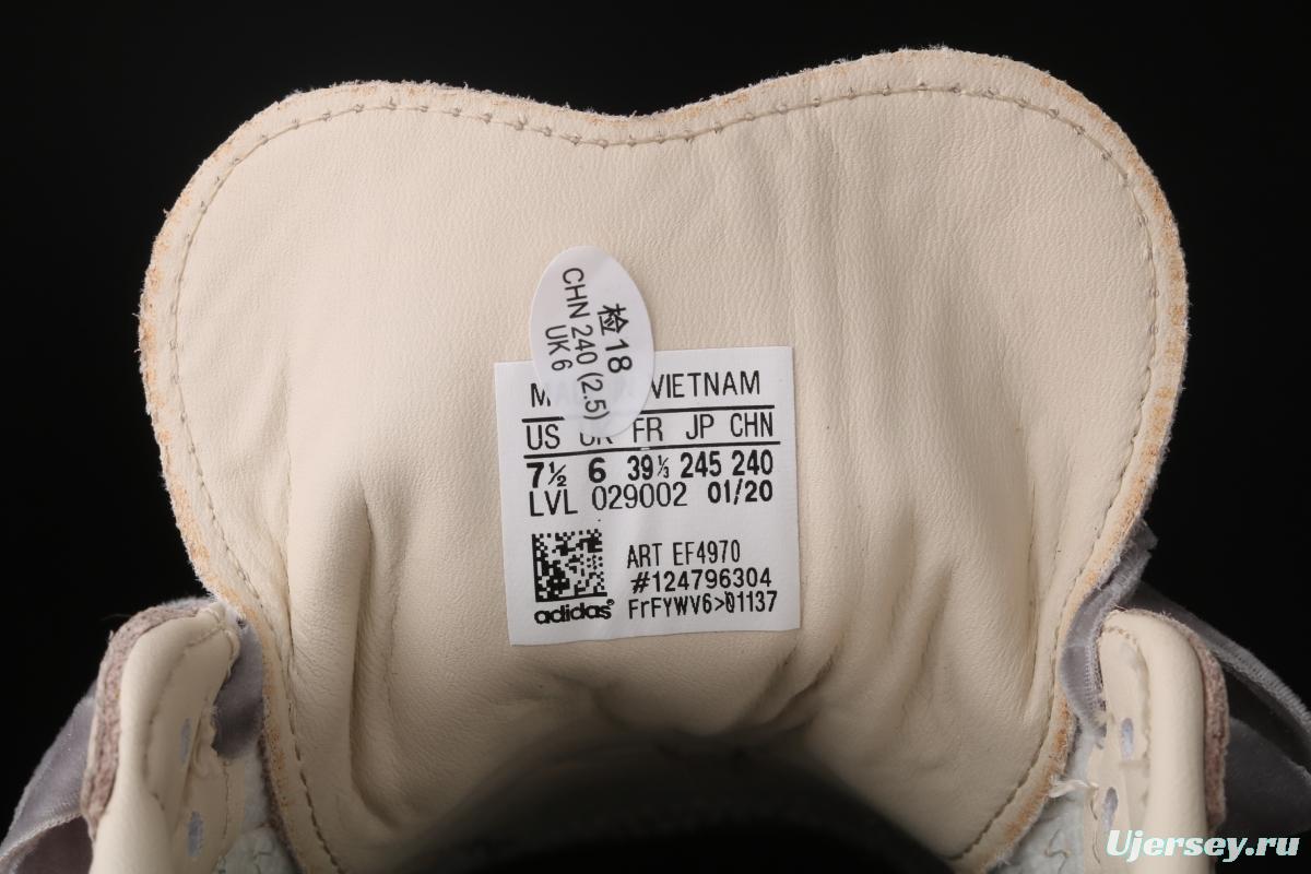 Adidas Sambarose W EF4970 clover retro khaki color head layer thick soles high board shoes