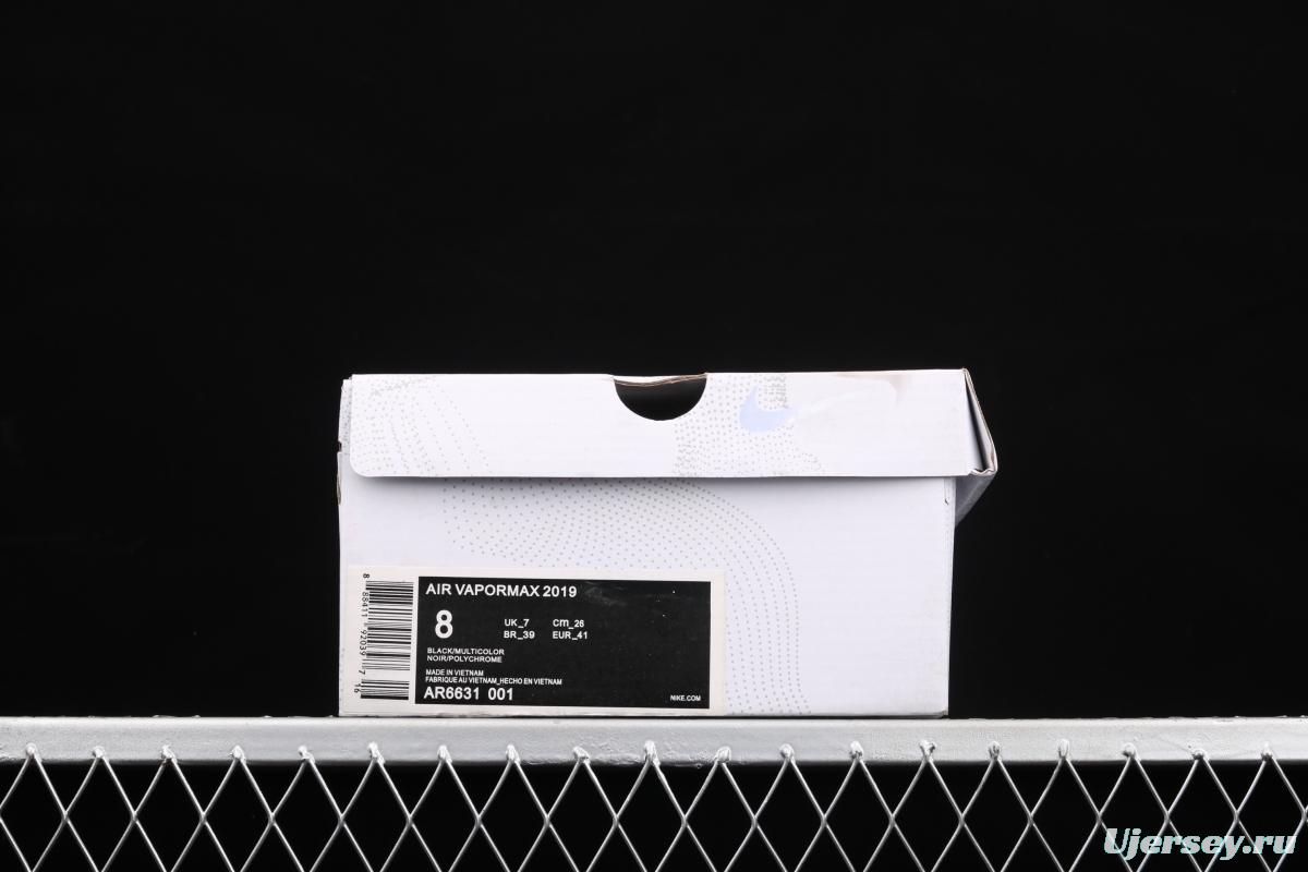 NIKE Air Vapormax 2019 full palm air cushion running shoes AR6631-2019