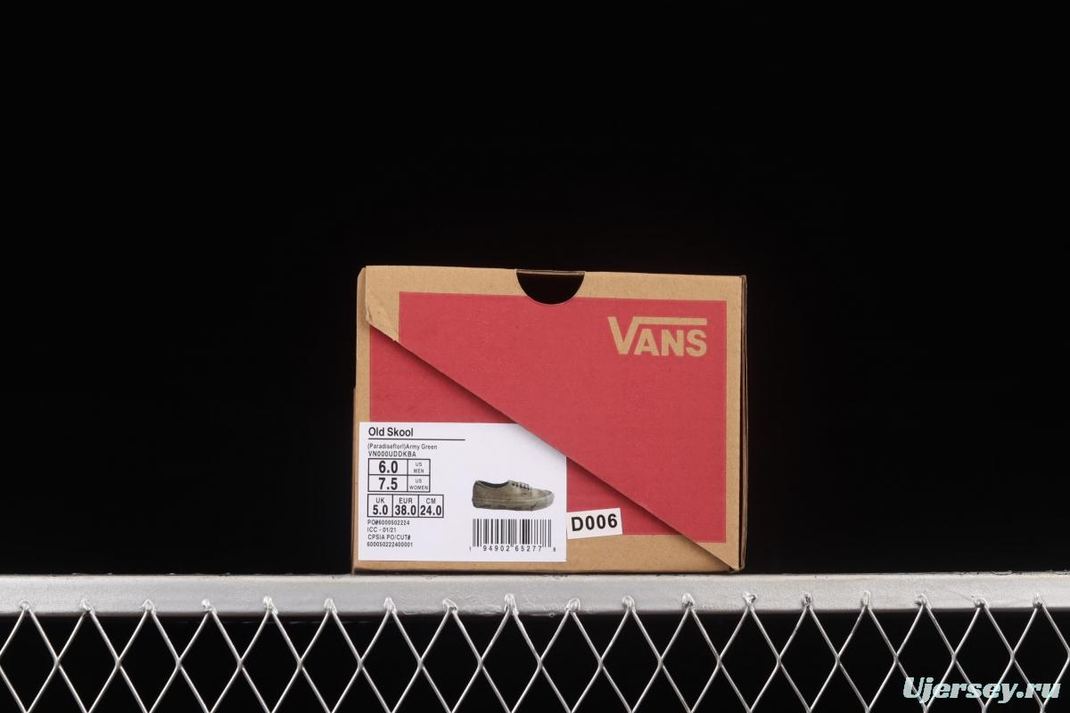 Wtaps x Vault by OG Vans Authentic limited joint style fashion tooling style low-top casual board shoes VN000UDDKBA