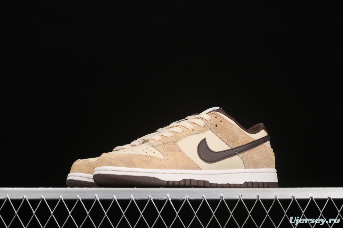 NIKE DUNK Low Retro Prm Cheetah buckle rebound fashion casual board shoes DH7913-200