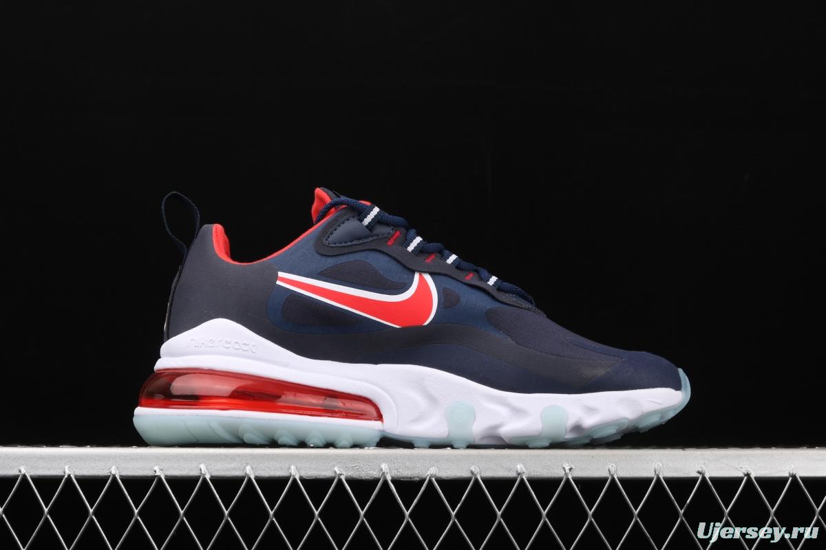 NIKE Air Max 270React new high-frequency mesh function half-palm air cushion running shoes CT1280-400