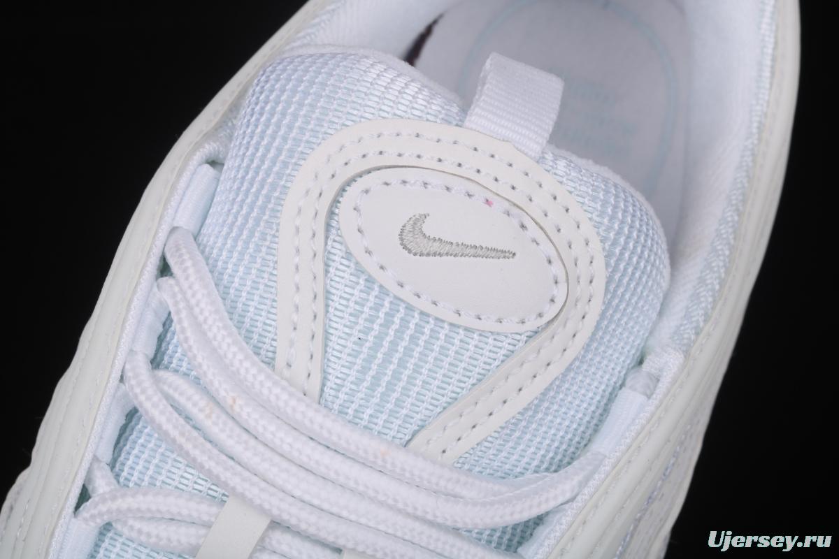 NIKE Air Max 973M reflective all-white bullet air cushion running shoes 921733-100