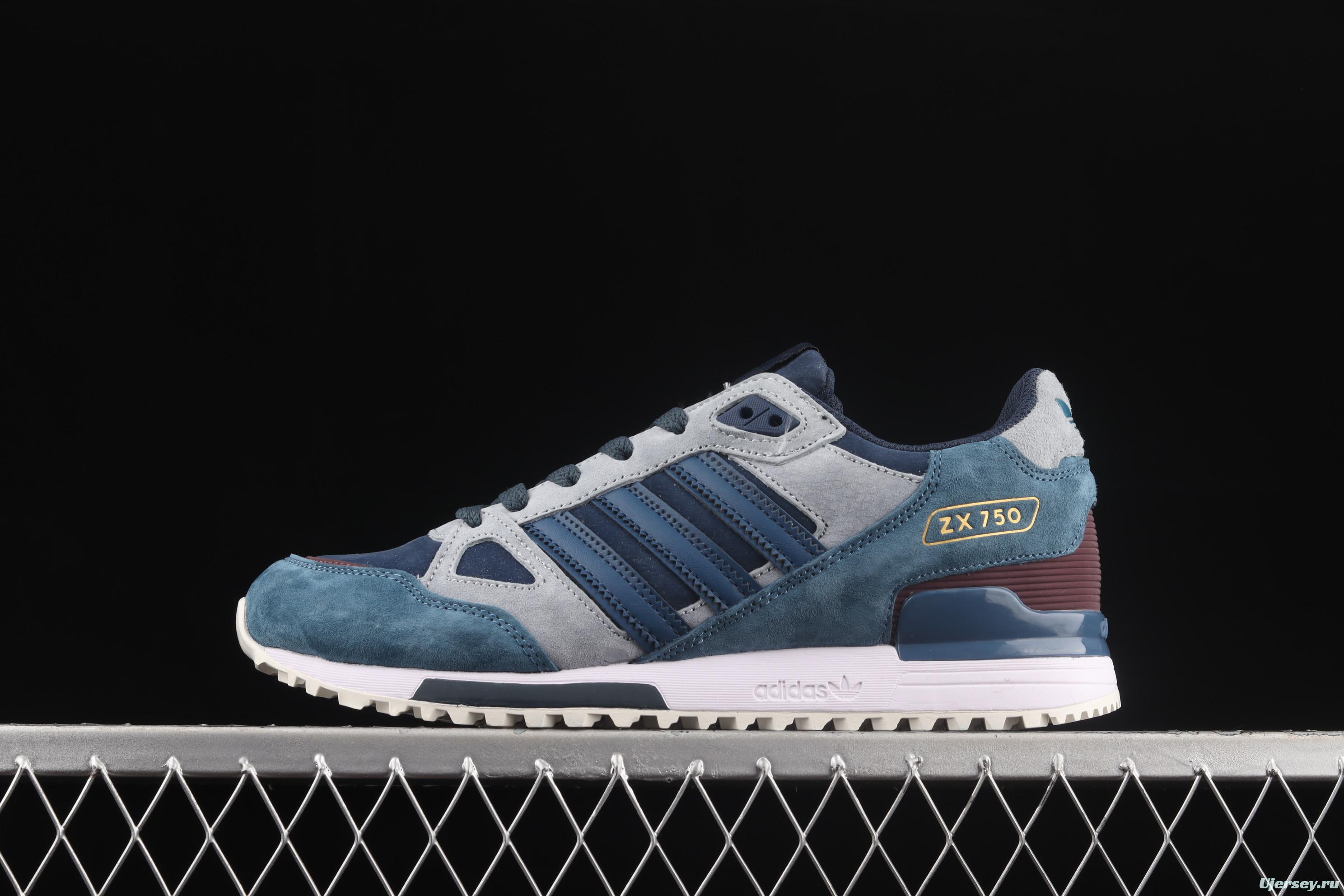 Adidas Original ZX 750Q34281 retro casual running shoes