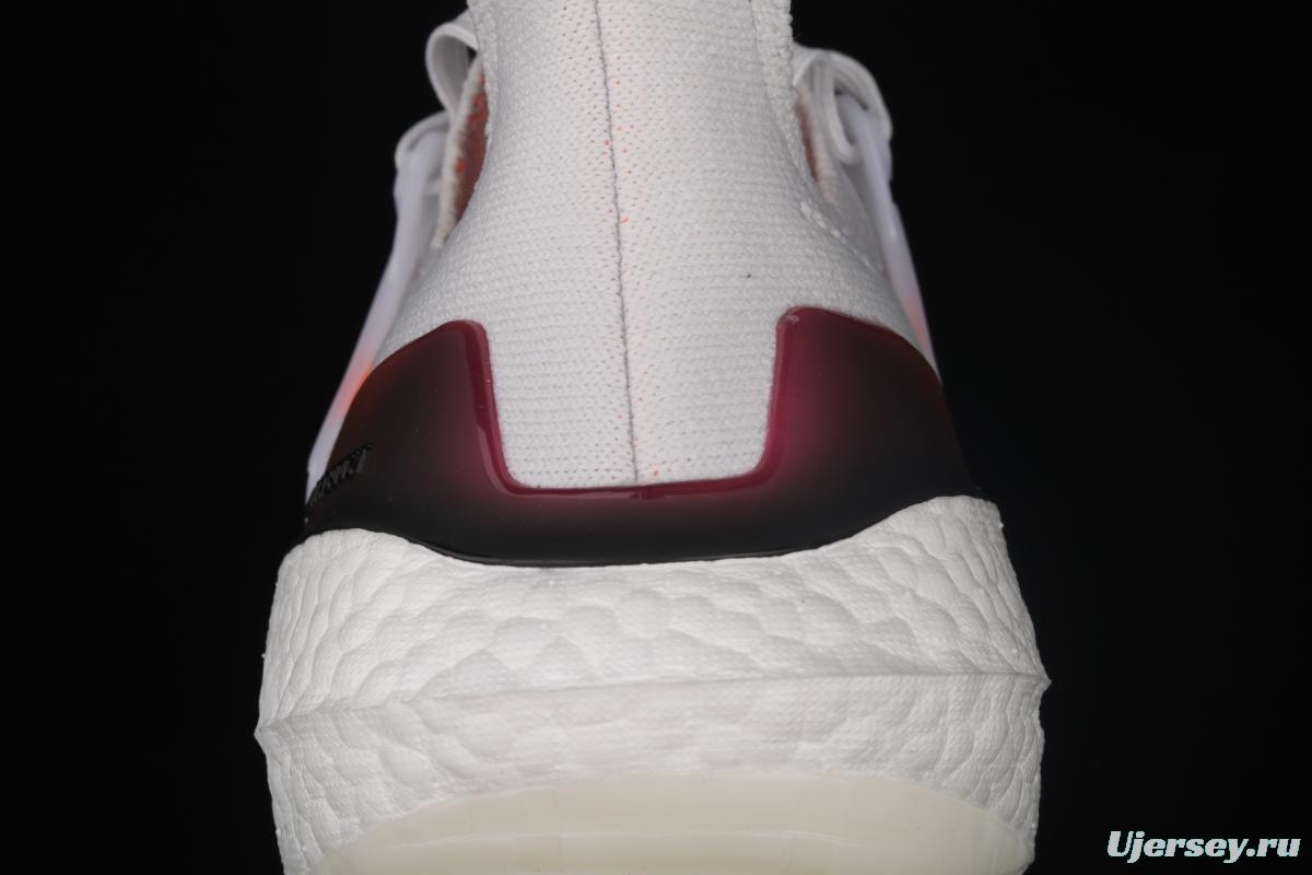 Adidas Ultra Boost 21 Consortium FY0375 Das new thick-soled popcorn running shoes
