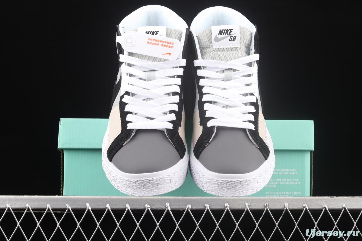 NIKE SB Zoom Blazer Mid PRM splicing broken hook leisure Zhongbang board shoes DA8854-700