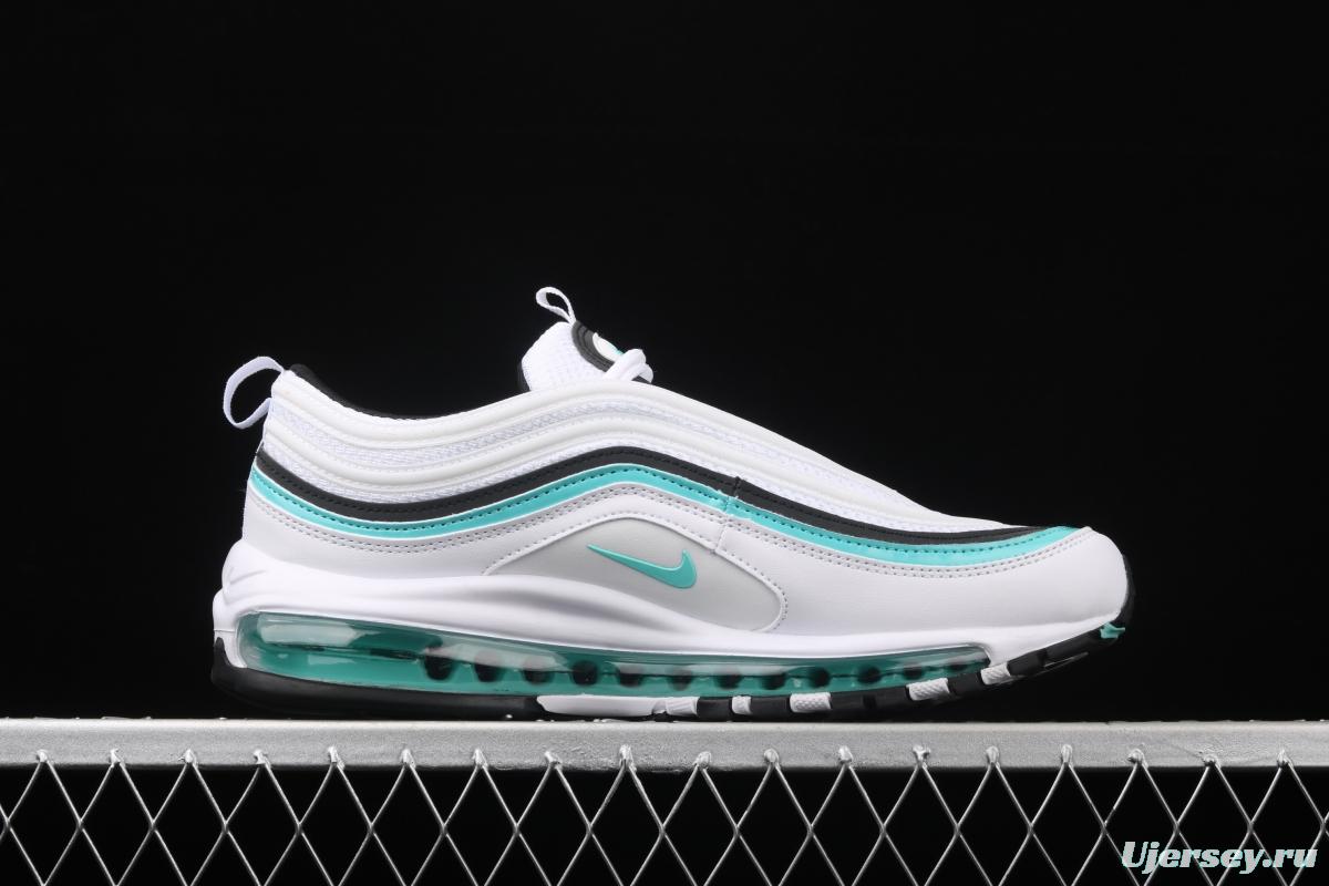 NIKE Air Max 97 White and green bullet air cushion running shoes CZ3574-130