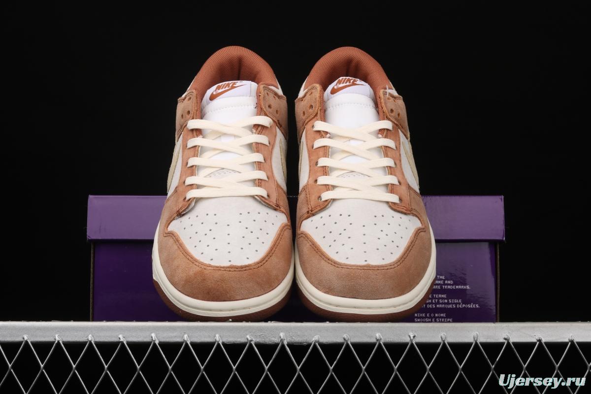 NIKE SB DUNK Low Prm milk brown SB buckle rebound fashion casual board shoes DD1390-100