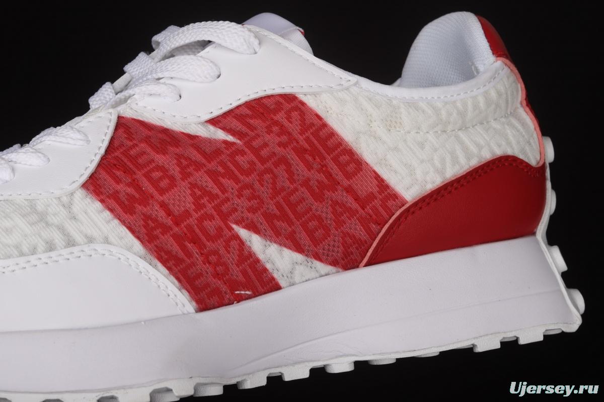 New Balance MS327 series breathable embossed retro leisure sports jogging shoes MS327KB