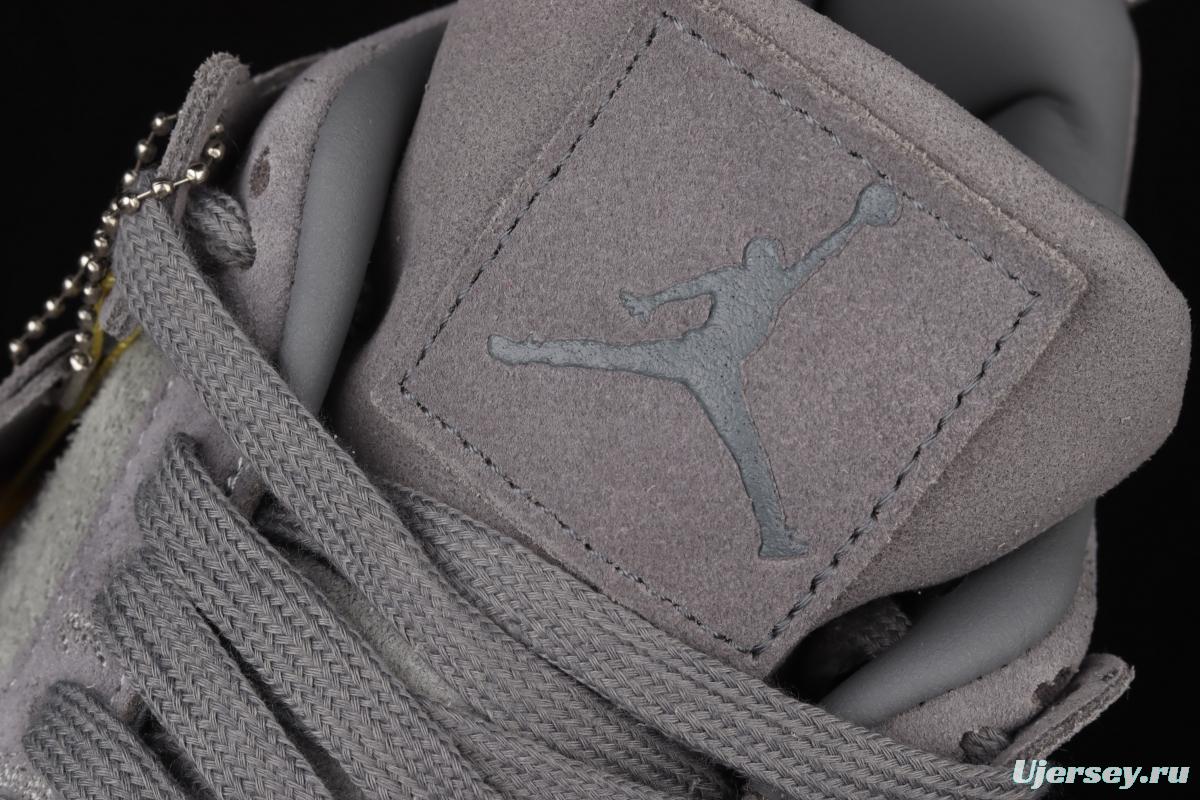 Kaws x Air Jordan 4 Black AJ4 luminous muntjac gray limited edition 930155-003