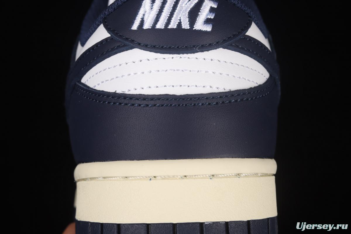NIKE SB DUNK Low Navy Blue navy blue color SB buckle rebound fashion casual board shoes DD1503-115