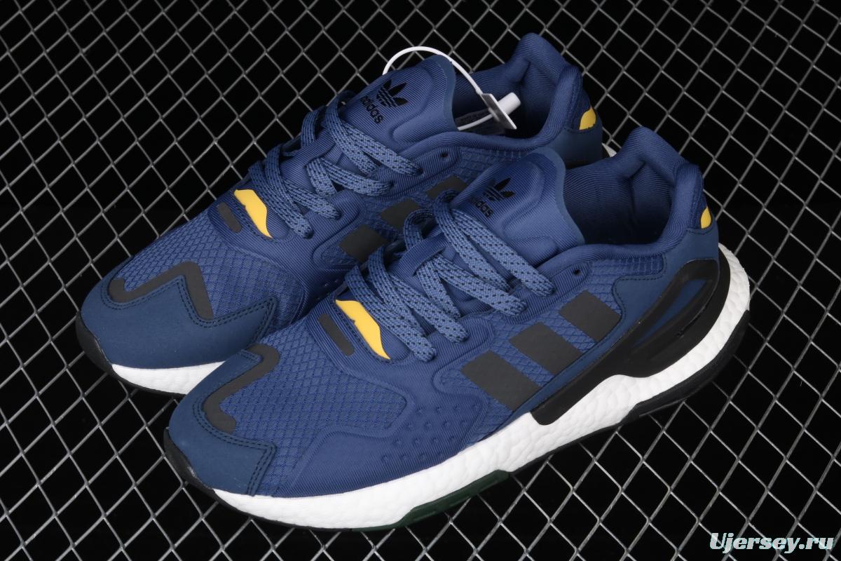 Adidas Day Jogger Boost FW4832's new Nightwalker second-generation leather 3M reflective popcorn vintage running shoes