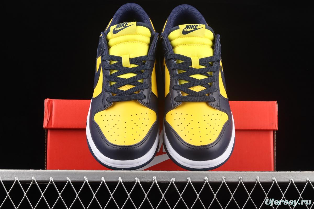 NIKE SB DUNK Low Michigan Michigan color buckle broken backboard fashion casual board shoes DD1391-700