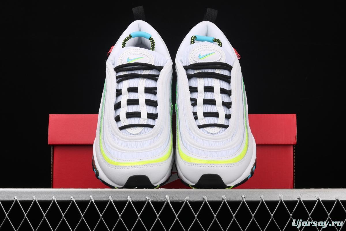 NIKE Air Max 97 2020 New Environmental Earth themed half-palm Air cushion running shoes CZ5607-2020